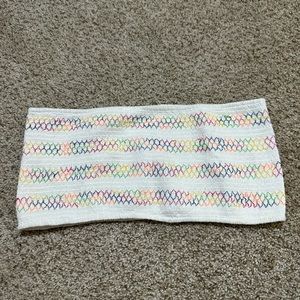 Rainbow tube top Bralette